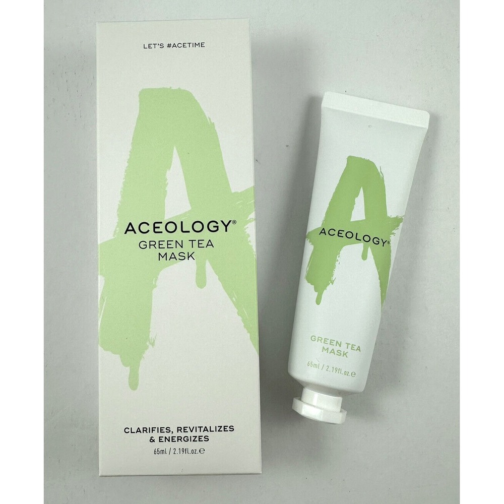 Aceology Green Tea Face Mask 2.19 oz Niacinamide Hydrating Sleeping Mask NIB